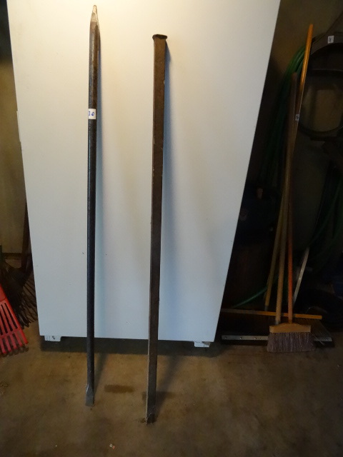 2 Heavy Metal Pry Bars