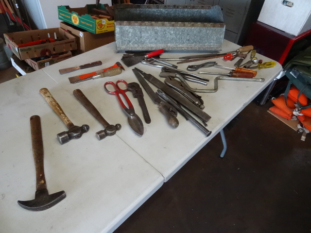 Galvanized Tool Box, Misc Tools