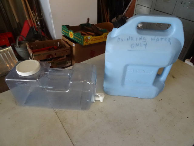 2 Drinking Water Containers 3 Gal