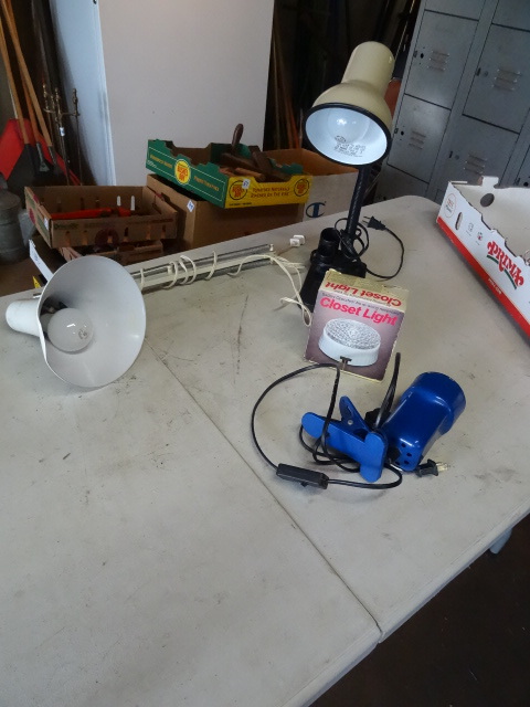 Misc Dish and Clamp on Lights