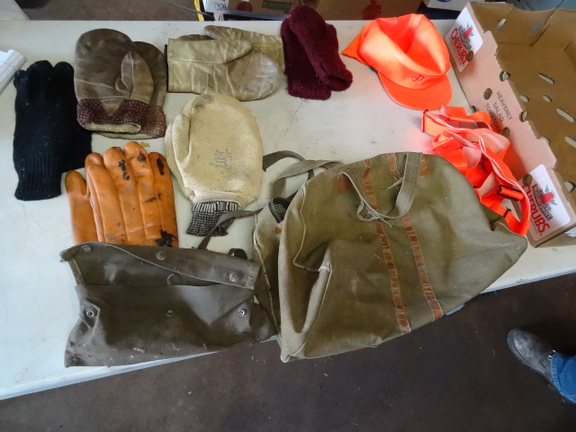 Misc Gloves, Hunting Hat and Suspenders