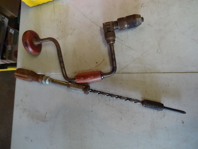 Drill Brace, Twist Ratchet Screw Driver