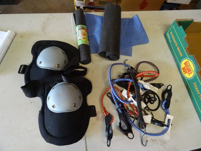 Knee Pads, Bungee Cords,