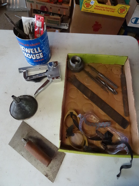 Misc Drill Bits, Files, Staple Gun