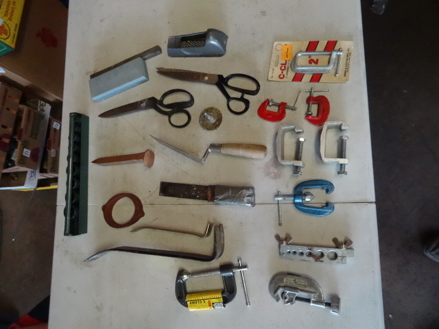 C-Clamp, Pry Bars, Impact Socket Set,