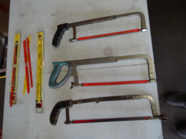 3 Hacksaws and Extra Blades