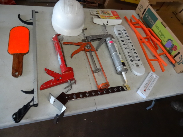 Caulking Gun, Thermotes, Tool Hanger,