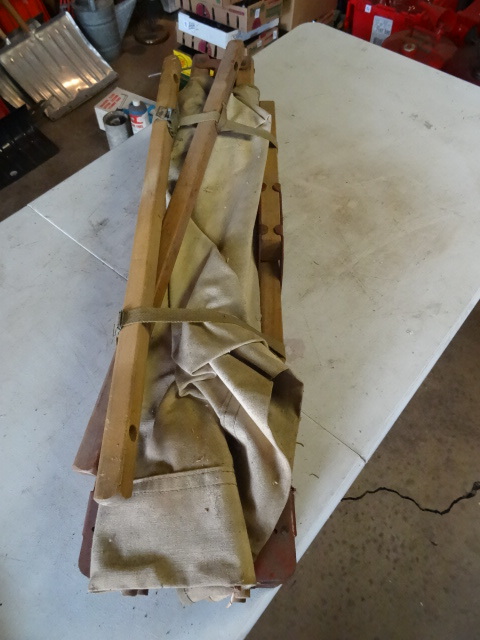 Vintage Folding Canvas Cot