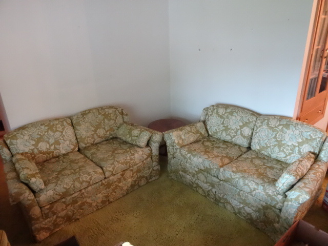 2 Love Seats 60W X 32 D X 28