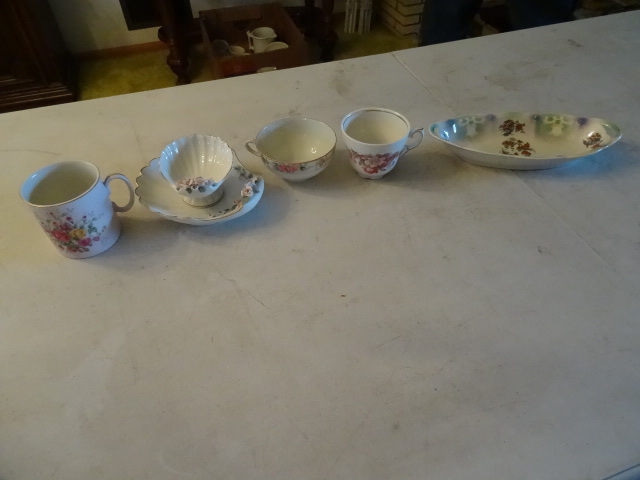 Lefton Coffee Mug, Candy Bowl,