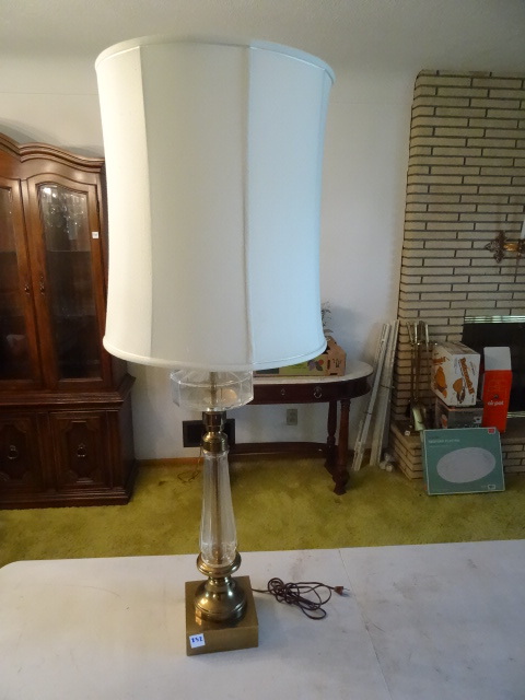 Imported Lead Crystal Hand Cut Lamp Table