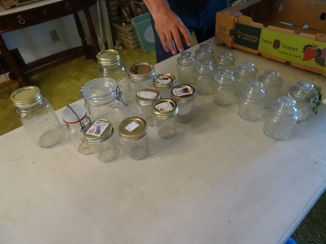 Misc Canning Jars and 7 Misc Jars
