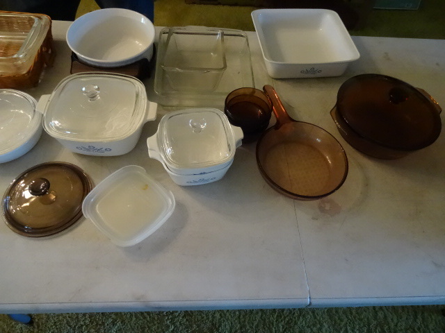 Misc Pyrex, Fire King, Corning Ware