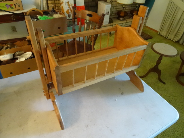 Wood Baby Cradle