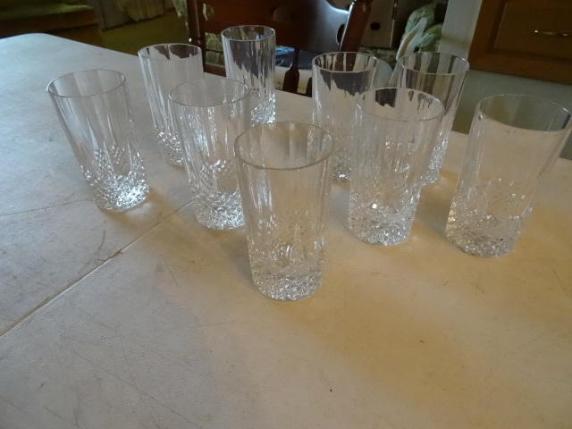 9 Crystal Tumblers