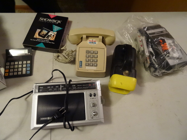 Flashlight, Radios, Cassette Player,