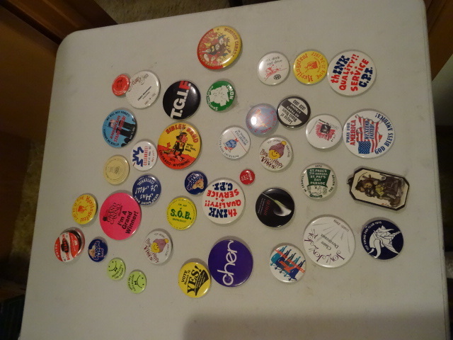 Misc Pin Back Buttons