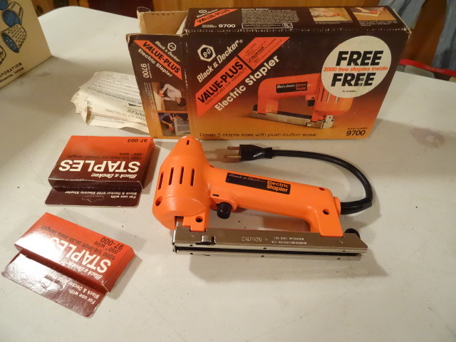 Black and Decker Electric Stapler K C Auctions West St Paul