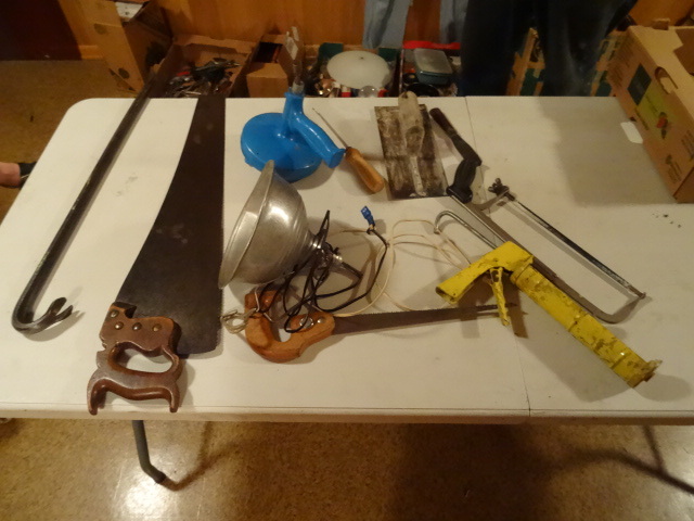 Misc Tools, Saws, Crow Bar,