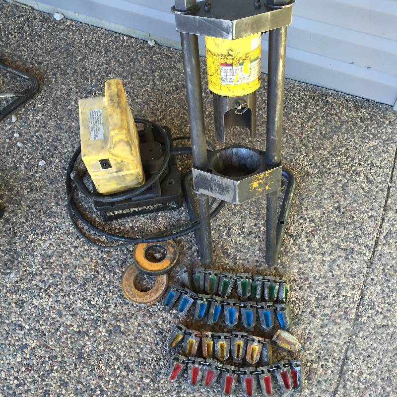 Hydraulic Hose Crimper and Power Unit