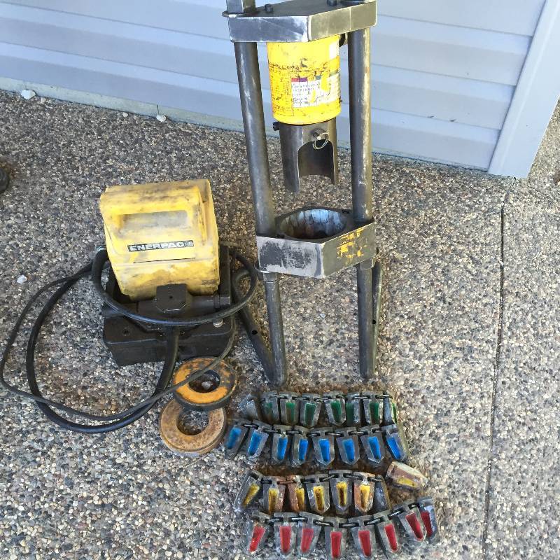 Hydraulic Hose Crimper and Power Unit Hydraulic Hose Crimper, Truck