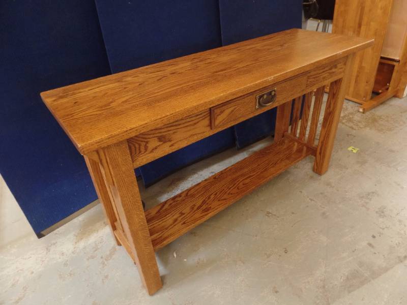 Mission Style Sofa Table