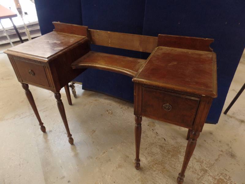 Wood Vanity