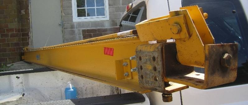 lot 7 image: Spanco 1 ton crane with Lodestar tr...