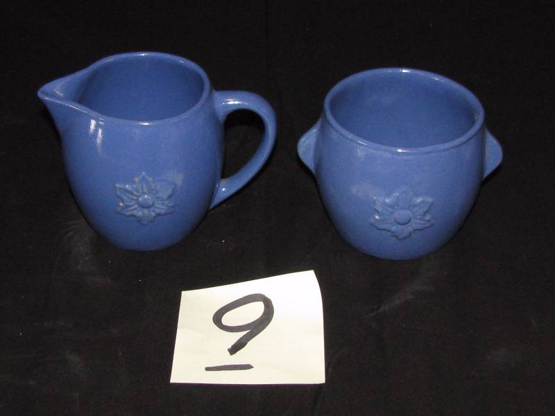 lot 9 image:  Red Wing Cream & Sugar Set