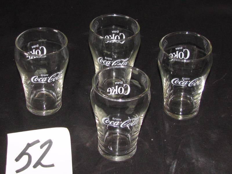lot 52 image: Coca-cola Glasses