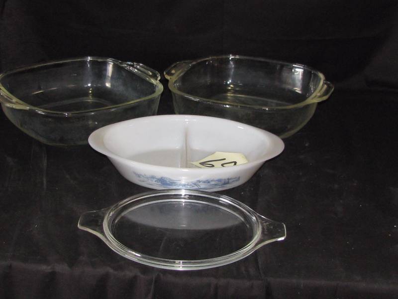 lot 69 image: Misc. glass Baking Dishes