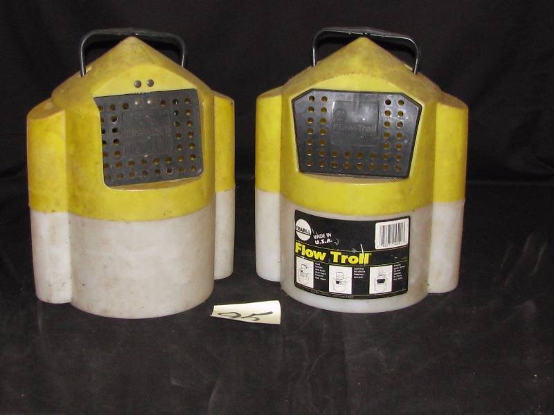 lot 95 image: Frabill Flow Troll Minnow Buckets