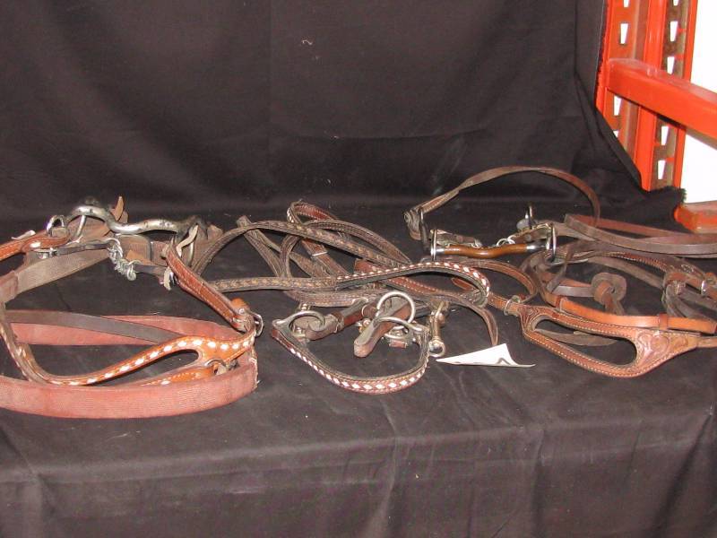 lot 104 image: Leather Horse BridleHalters