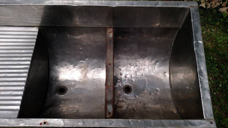 lot 37 image: Game prep table. Stainless steel.