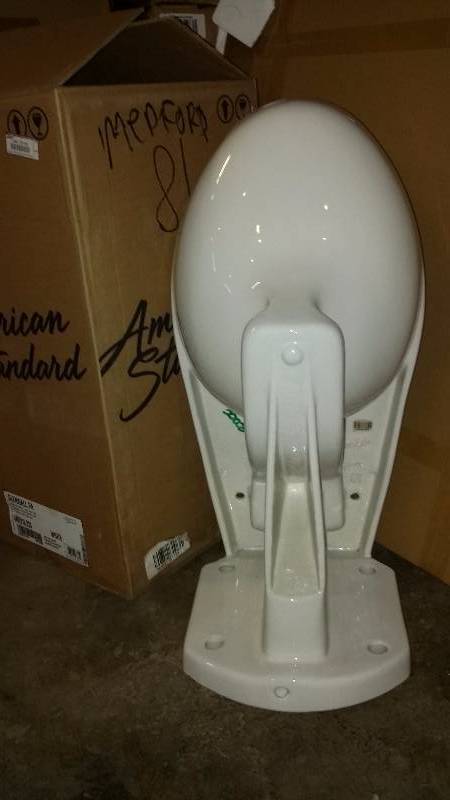 American Standard wall mount toilet base - no tank