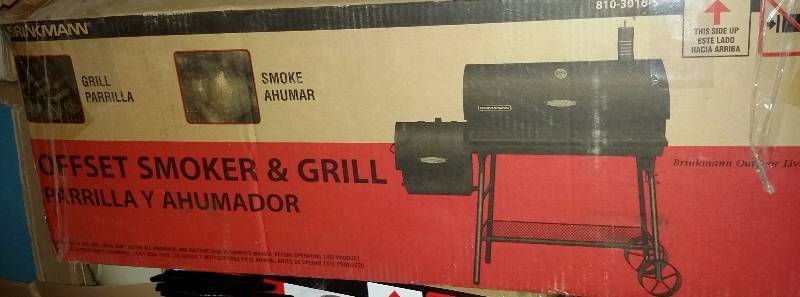 Brinkmann offset smoker and Grill