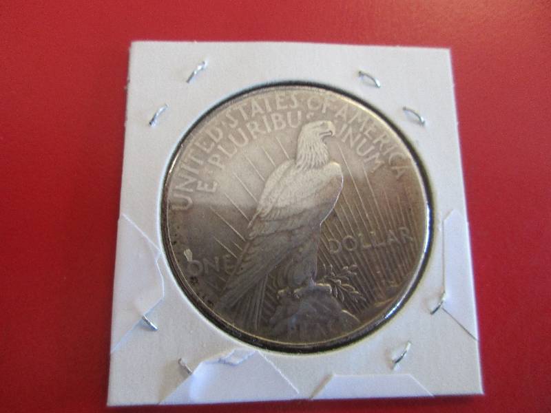 Lot #2 - (KEY DATE) 1928-P (Philadelphia) Silver Peace Dollar. 369,649 were minted which was the lowest for all peace dollars and make this coin the key date in the series