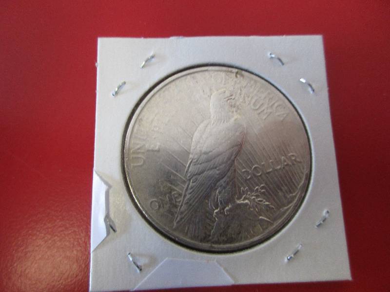 Lot #10 - 1924-P Silver Peace Dollar in AUBU Condition