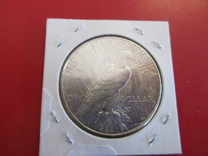 Lot #13 - 1923-S Silver Peace Dollar in AUBU Condition.