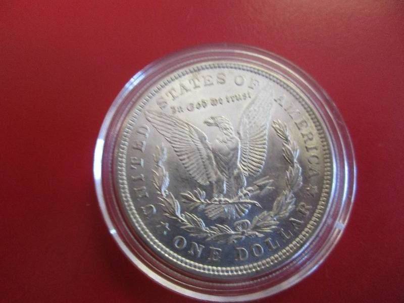 Lot #15 - 1921-P Morgan Silver Dollar in BU Condition.  Very nice high quality coin with cartwheel effect