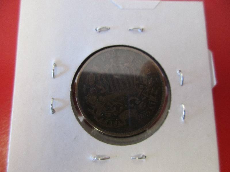 Lot#20 - 1864-P US Civil War 2 Cent Piece - Collect a great piece of history minted during the 4th year of the American Civil War.