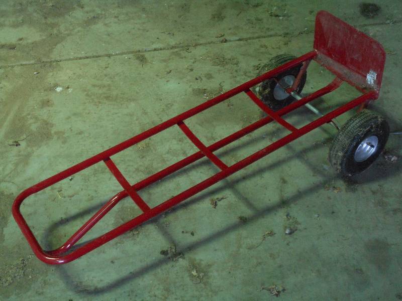 lot 33 image: Like New Steel 2-Wheel Dolly ...