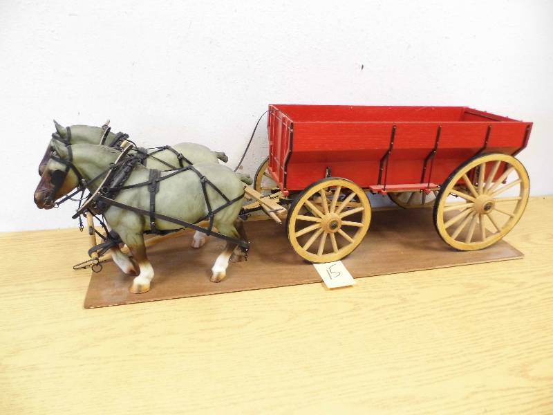 Red Wagon w Horses