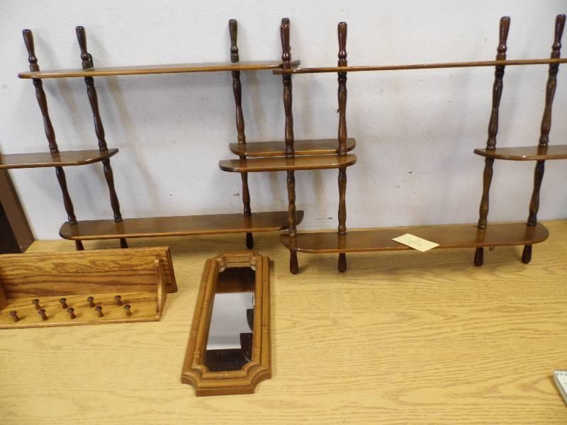 2 Wall Shelves - Magazine Rack
