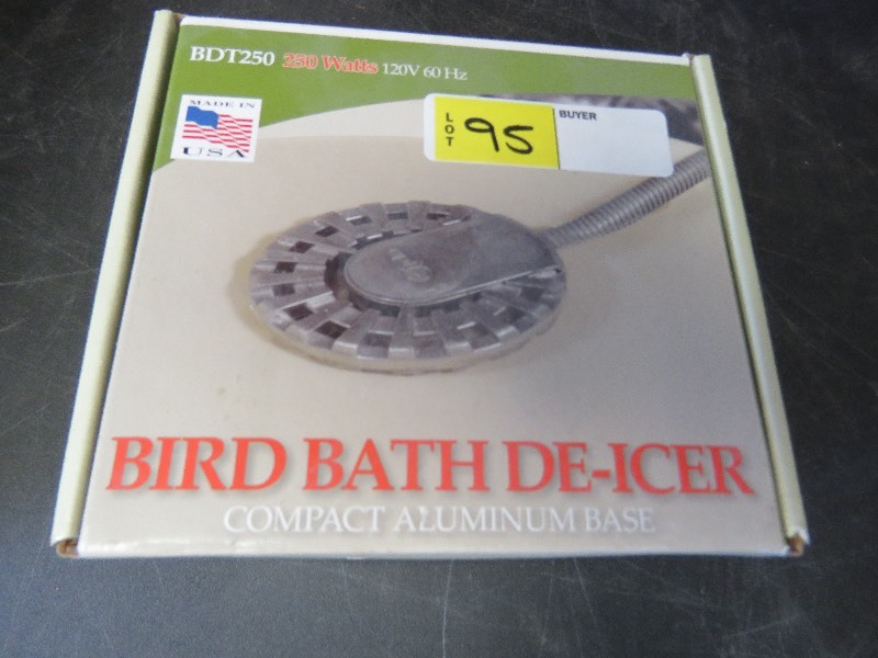 Bird Bath De-icer