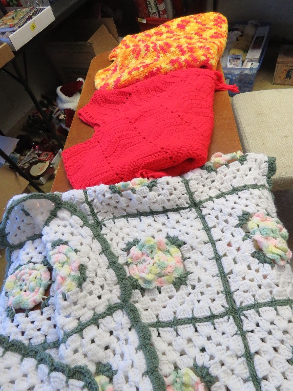 Crocheted blanket