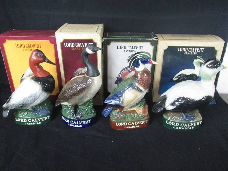 lot 107 image: Lord Calvert Duck Decanters