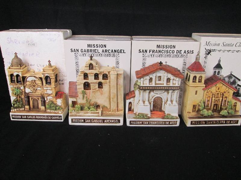 lot 127 image: Pancho Villa Imported Tequila Mission Decanters