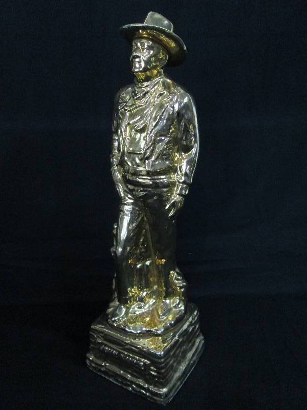 lot 4 image: John Wayne Gold Decanter