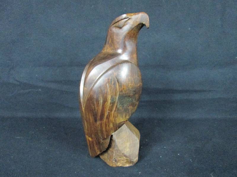 lot 25 image: Iron Wood  Eagle